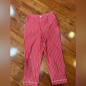 NWOT Sleepy Jones Henry Pajama Pants in Red Breton Stripe Size Small